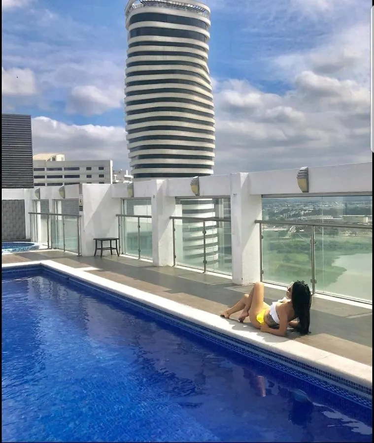 Apartment Ecusuites Riverfront One Vista Al Rio Jacuzzi Hidro Guayaquil Ecuador